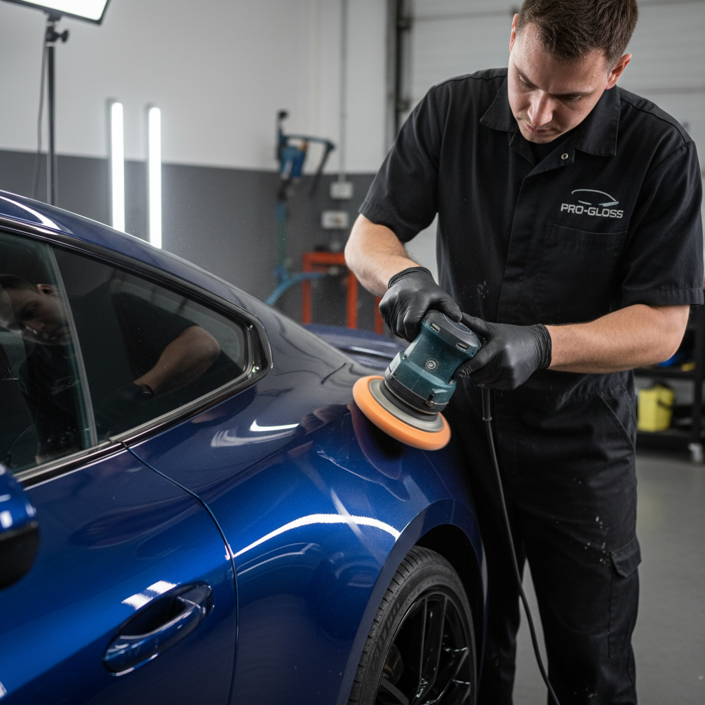 Paint correction in progress
